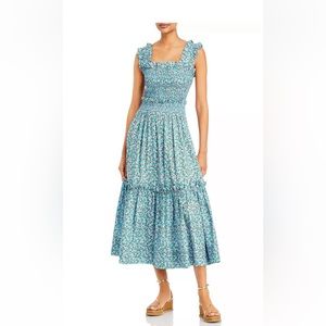 Sea Lilly Strawberry Printed Cotton Slip Dress